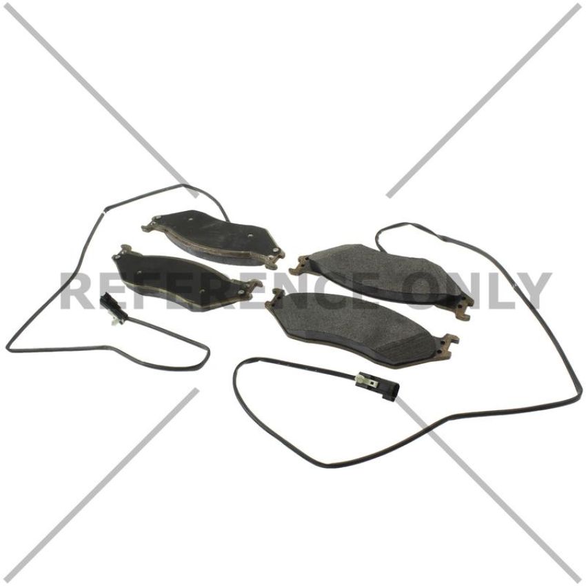 CENTRIC PARTS 106.10661 Posi Quiet Extended Wear Brake Pads with Shims and Hardware