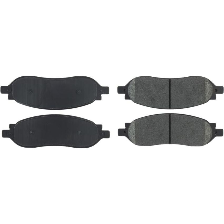 CENTRIC PARTS 106.10680 Posi Quiet Extended Wear Brake Pads with Shims and Hardware
