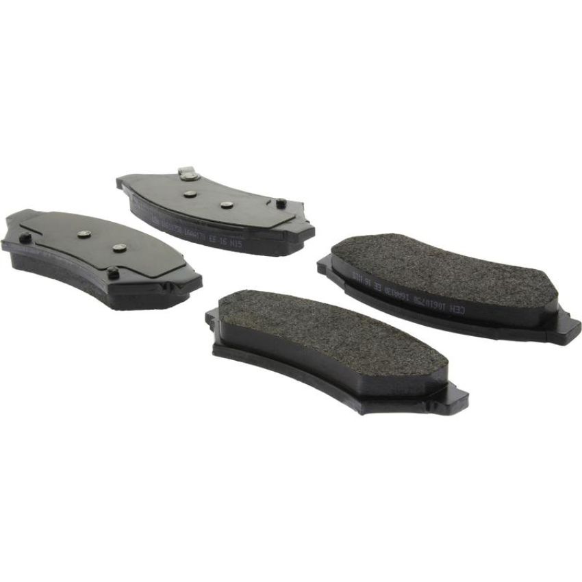 CENTRIC PARTS 106.10750 Posi Quiet Extended Wear Brake Pads with Shims and Hardware