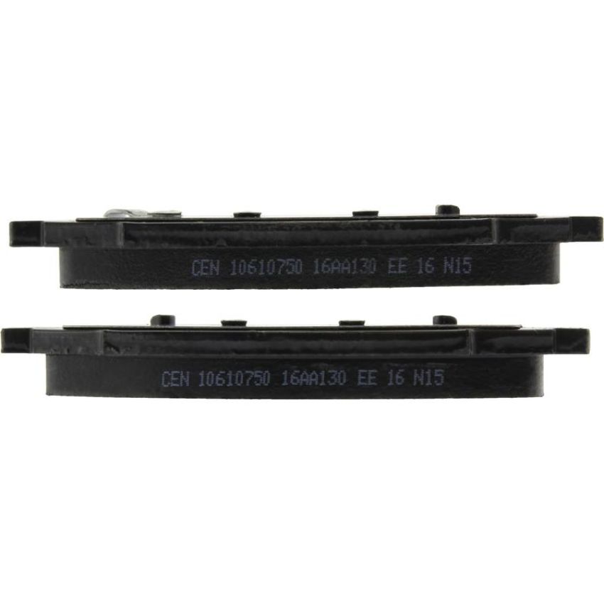 CENTRIC PARTS 106.10750 Posi Quiet Extended Wear Brake Pads with Shims and Hardware