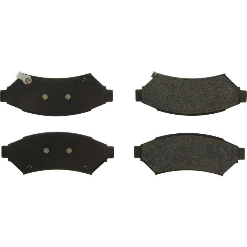 CENTRIC PARTS 106.10750 Posi Quiet Extended Wear Brake Pads with Shims and Hardware