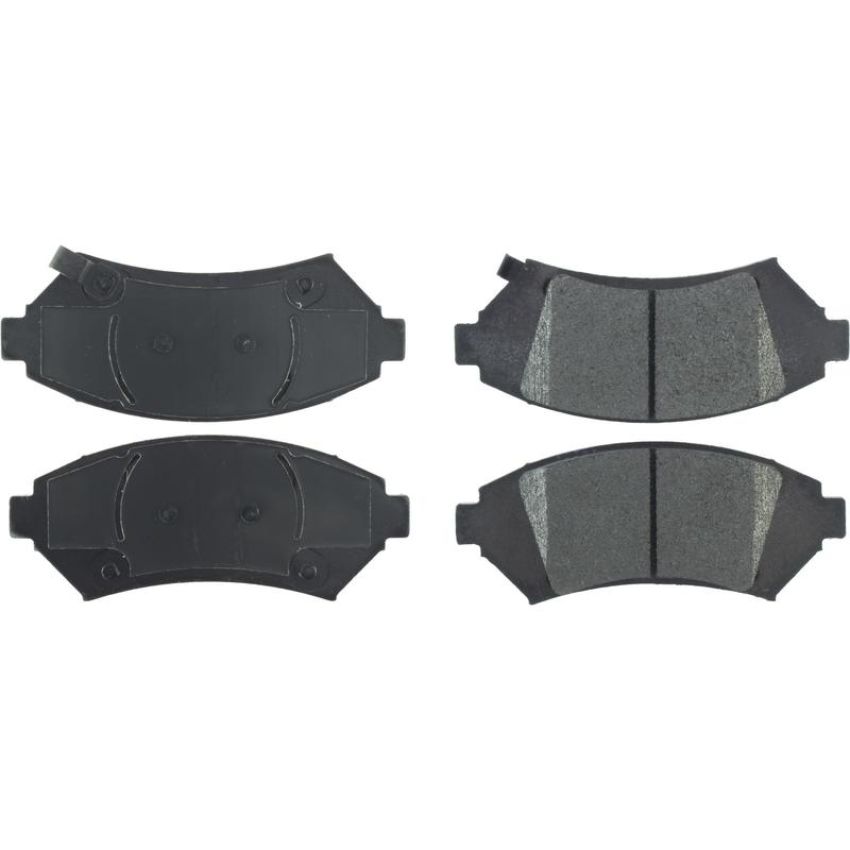 CENTRIC PARTS 106.10760 Posi Quiet Extended Wear Brake Pads with Shims and Hardware
