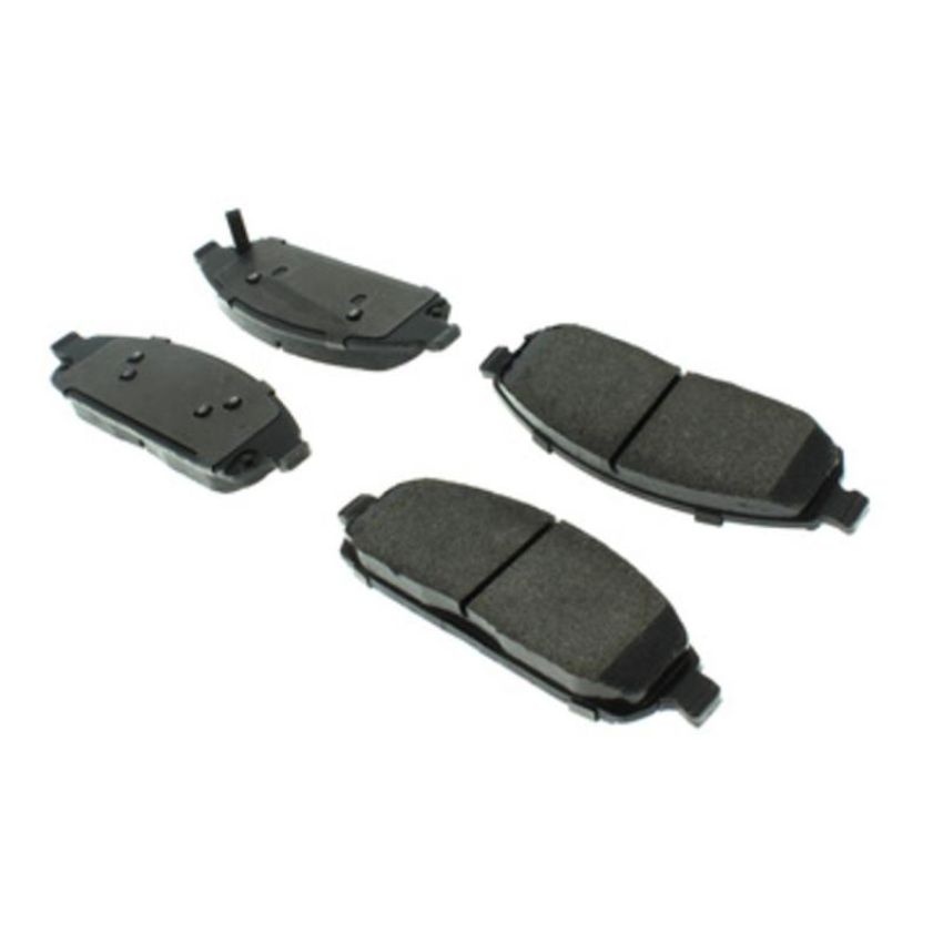 CENTRIC PARTS 106.10800 Posi Quiet Extended Wear Brake Pads with Shims and Hardware