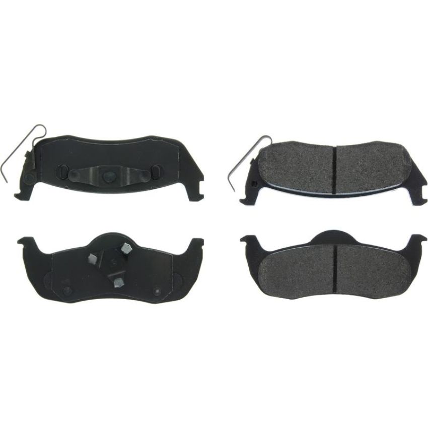 CENTRIC PARTS 106.10870 Posi Quiet Extended Wear Brake Pads with Shims and Hardware