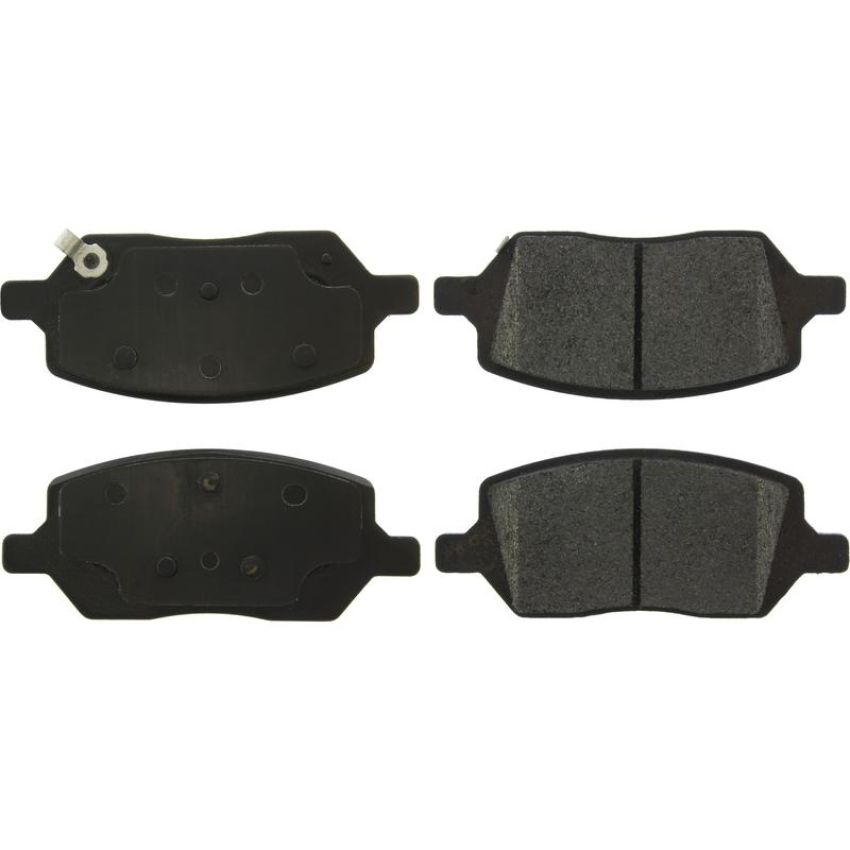 CENTRIC PARTS 106.10930 Posi Quiet Extended Wear Brake Pads with Shims and Hardware