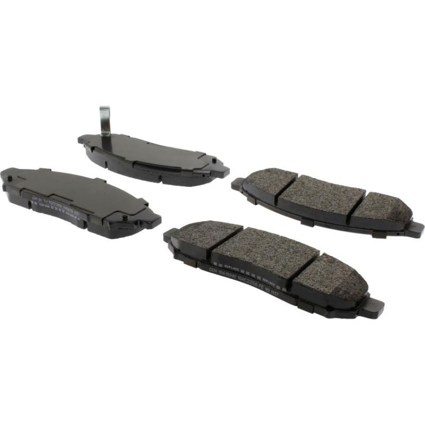 CENTRIC PARTS 106.10940 Posi Quiet Extended Wear Brake Pads with Shims and Hardware