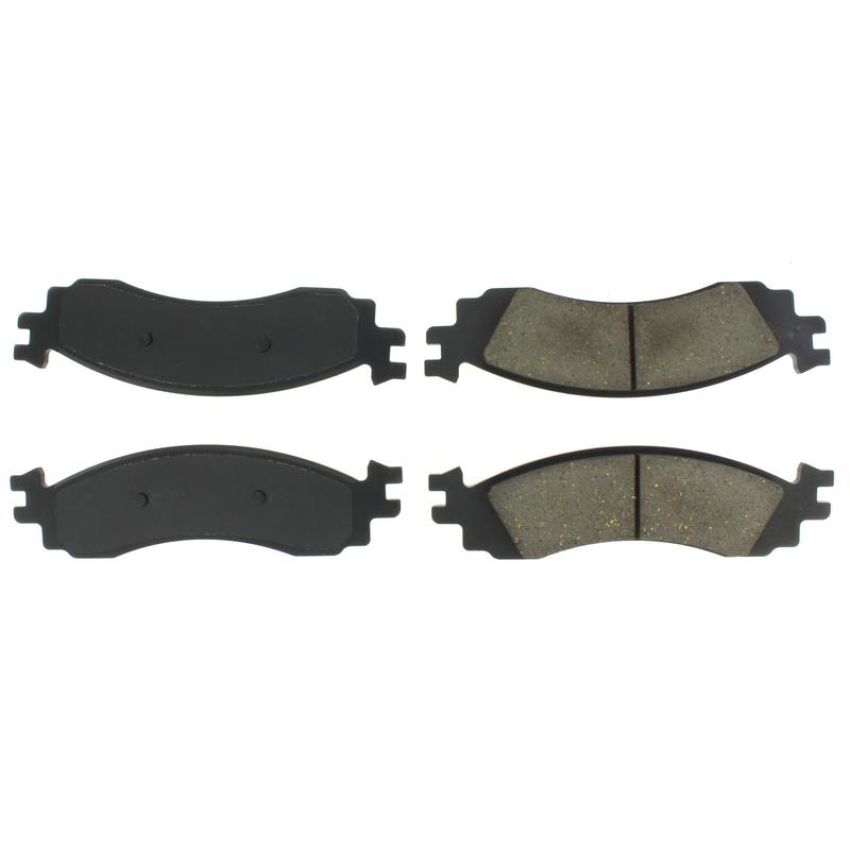 CENTRIC PARTS 106.11580 Posi Quiet Extended Wear Brake Pads with Shims and Hardware