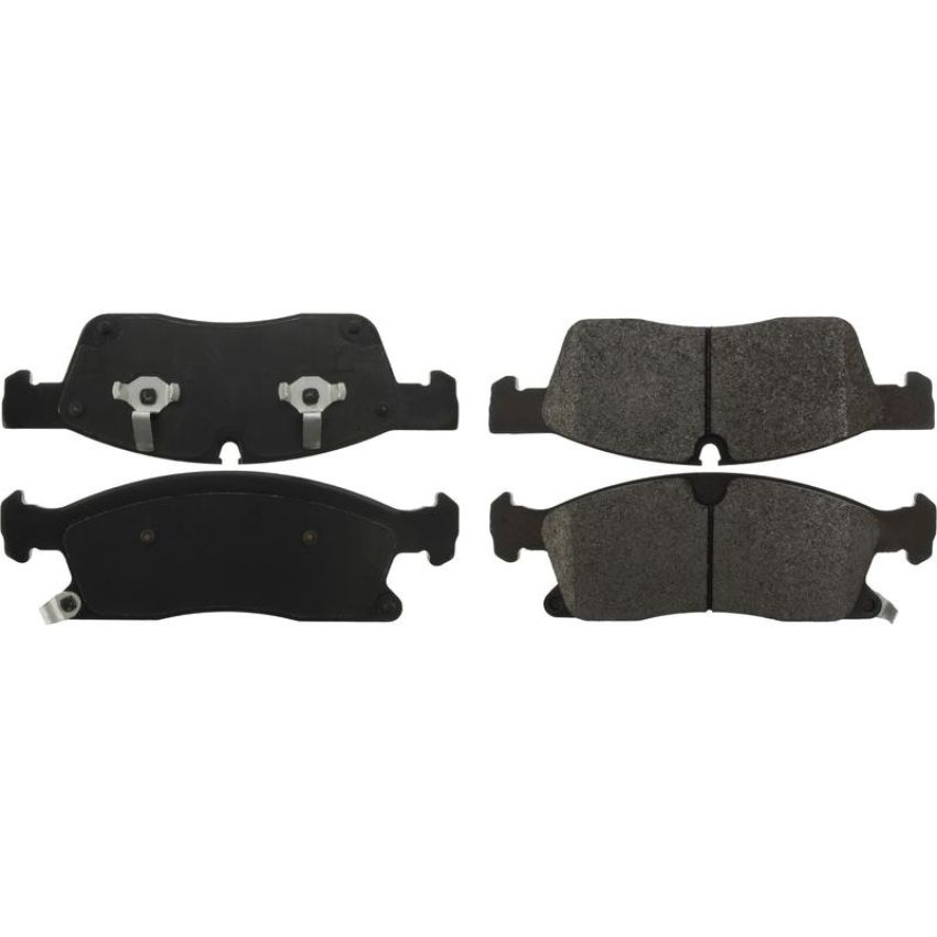 CENTRIC PARTS 106.14550 Posi Quiet Extended Wear Brake Pads with Shims and Hardware