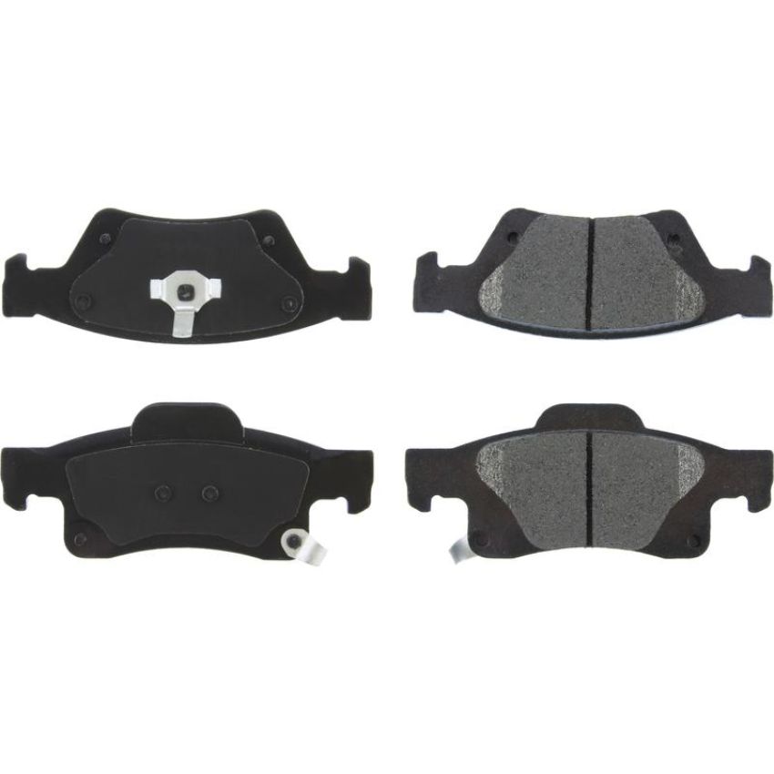 CENTRIC PARTS 106.14980 Posi Quiet Extended Wear Brake Pads with Shims and Hardware