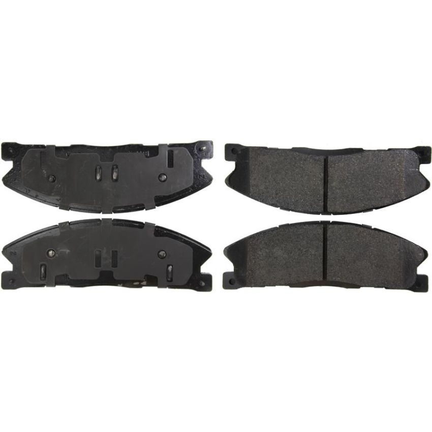 CENTRIC PARTS 106.16110 Posi Quiet Extended Wear Brake Pads with Shims and Hardware
