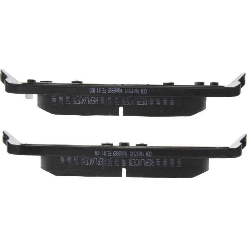CENTRIC PARTS 106.17070 Posi Quiet Extended Wear Brake Pads with Shims and Hardware