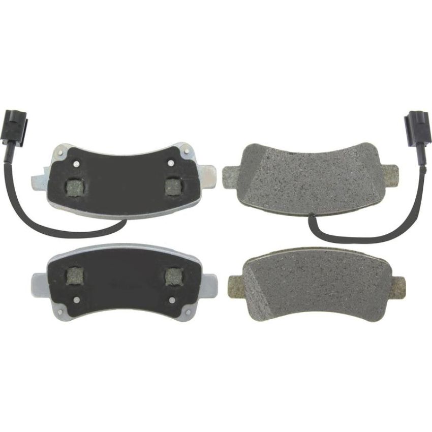 CENTRIC PARTS 106.17461 Posi Quiet Extended Wear Brake Pads with Shims and Hardware