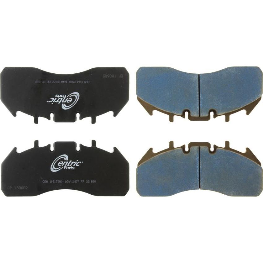 CENTRIC PARTS 106.17580 Posi Quiet Heavy Duty 23k Pad Air Disc Meritor Elsa 225-3