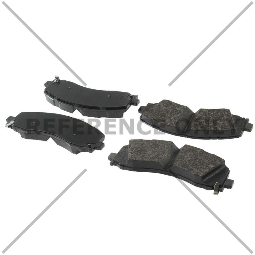 CENTRIC PARTS 106.60910 Posi Quiet Extended Wear Brake Pads with Shims and Hardware