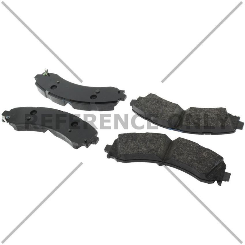 CENTRIC PARTS 106.61070 Posi Quiet Extended Wear Brake Pads with Shims and Hardware