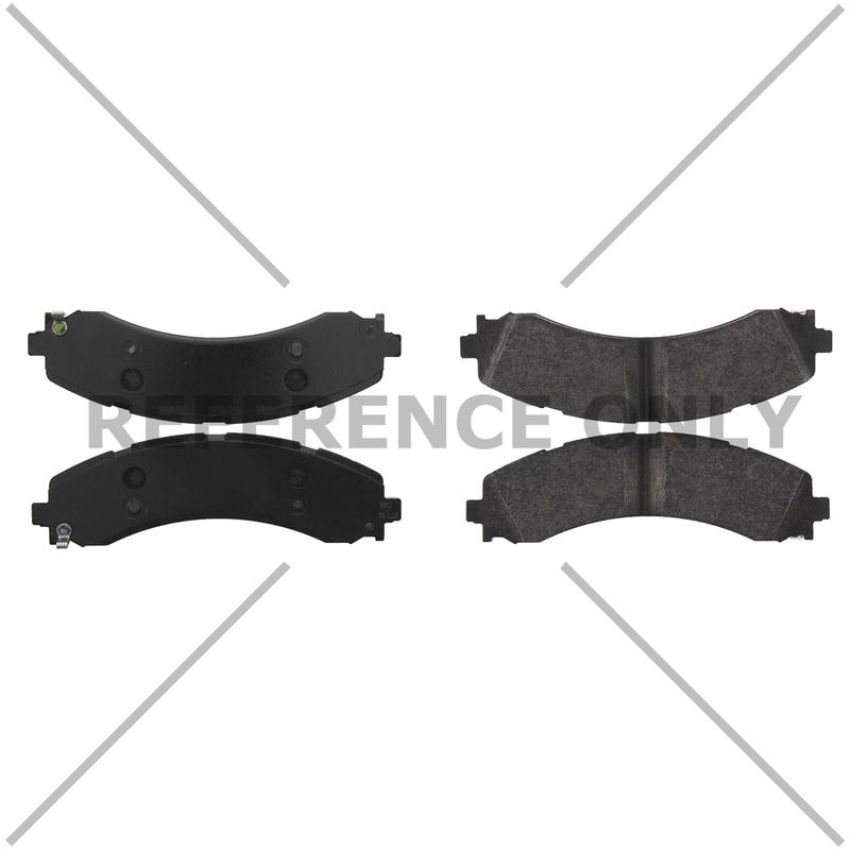 CENTRIC PARTS 106.61070 Posi Quiet Extended Wear Brake Pads with Shims and Hardware