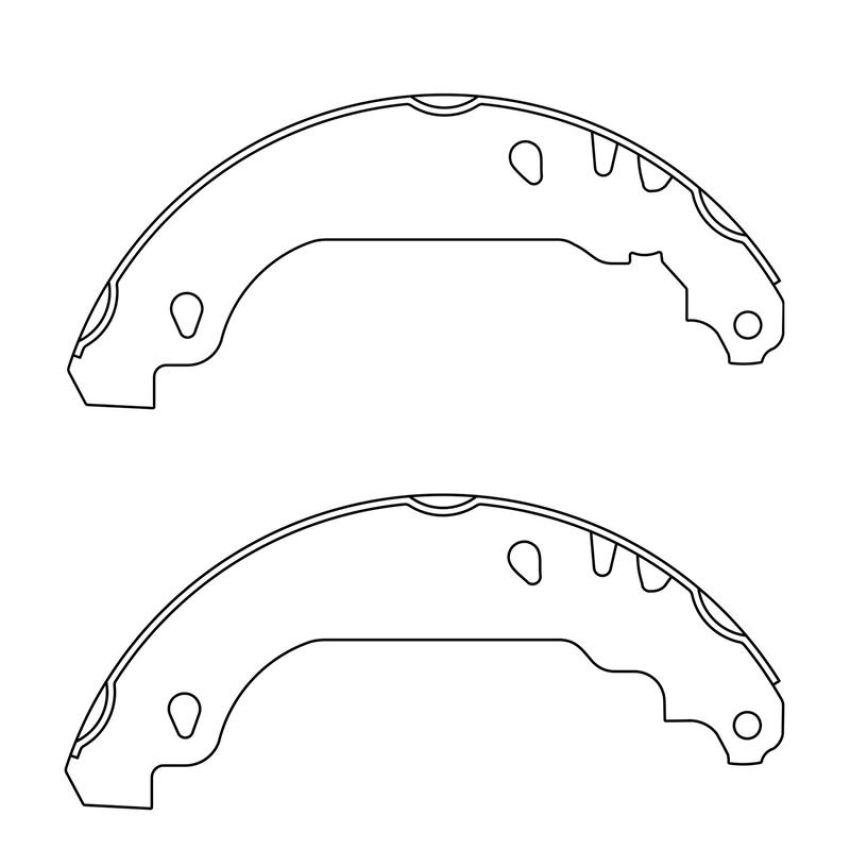 CENTRIC PARTS 110.09420 C-Tek Brake Shoes