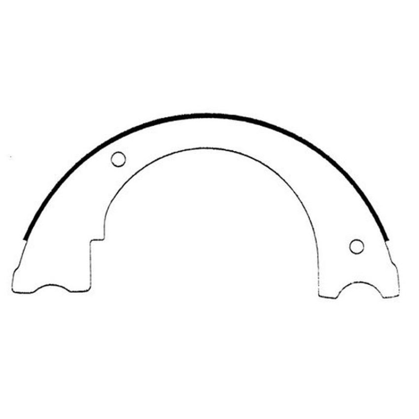 CENTRIC PARTS 111.06470 Centric Premium Parking Brake Shoes