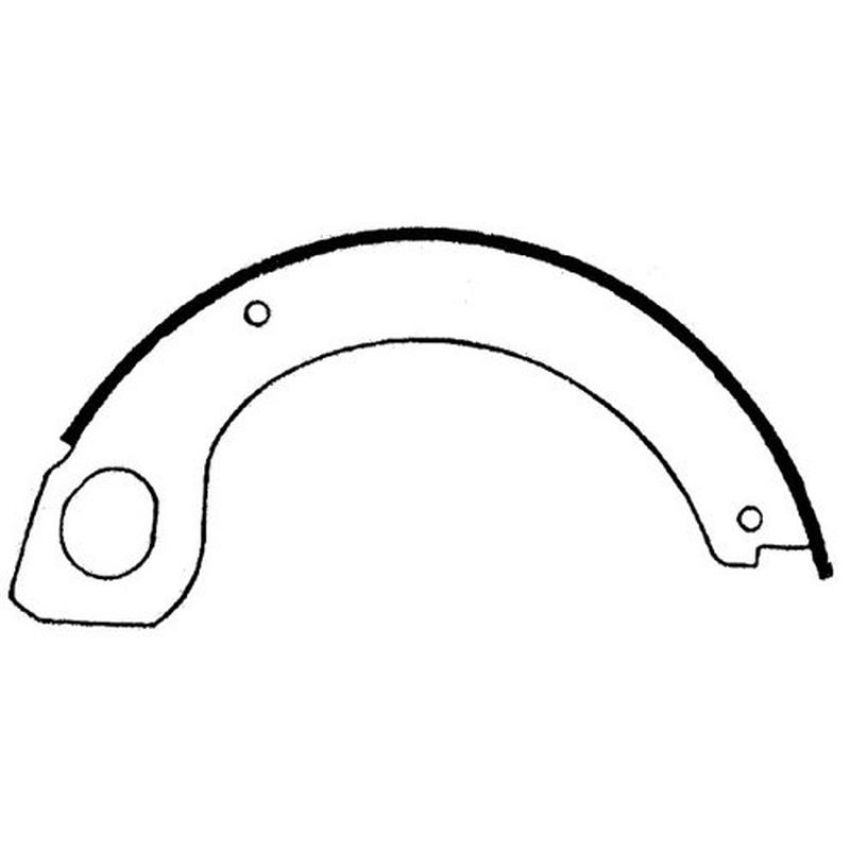 CENTRIC PARTS 111.06920 Centric Premium Parking Brake Shoes