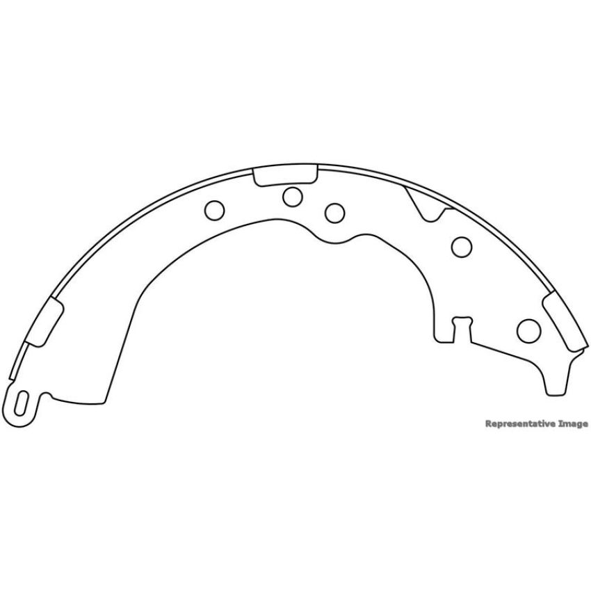 CENTRIC PARTS 111.07091 Centric Premium Brake Shoes