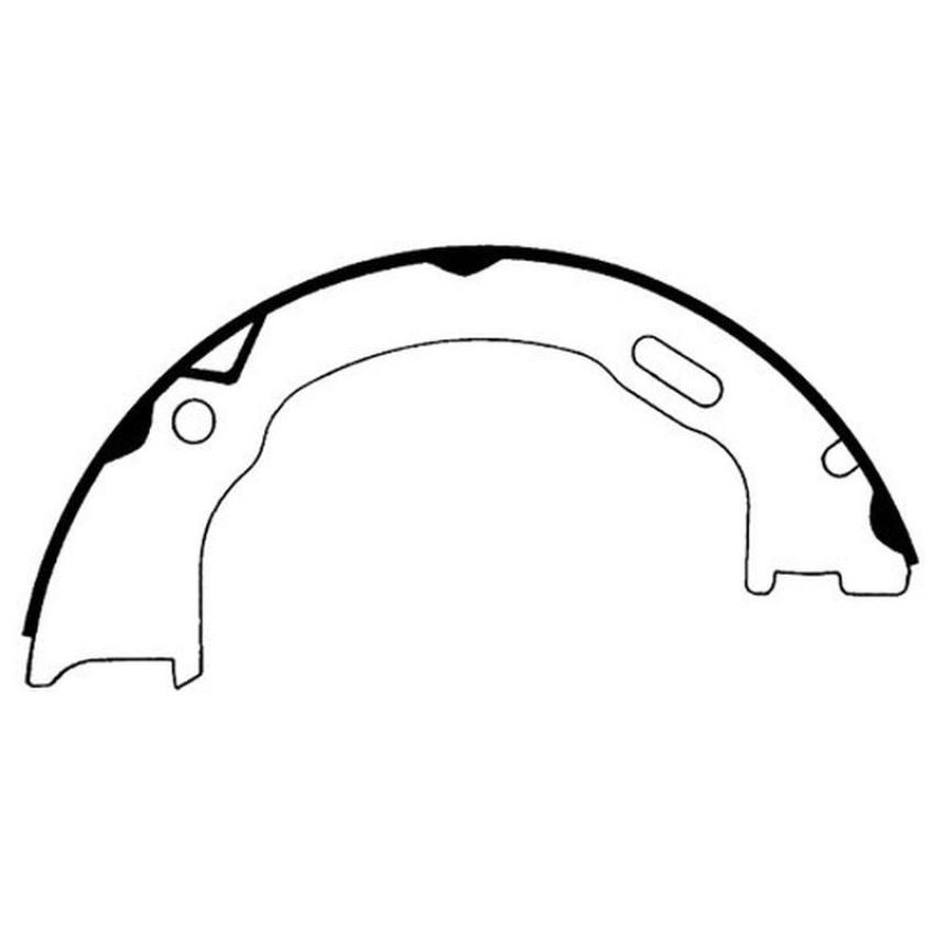 CENTRIC PARTS 111.07450 Centric Premium Parking Brake Shoes