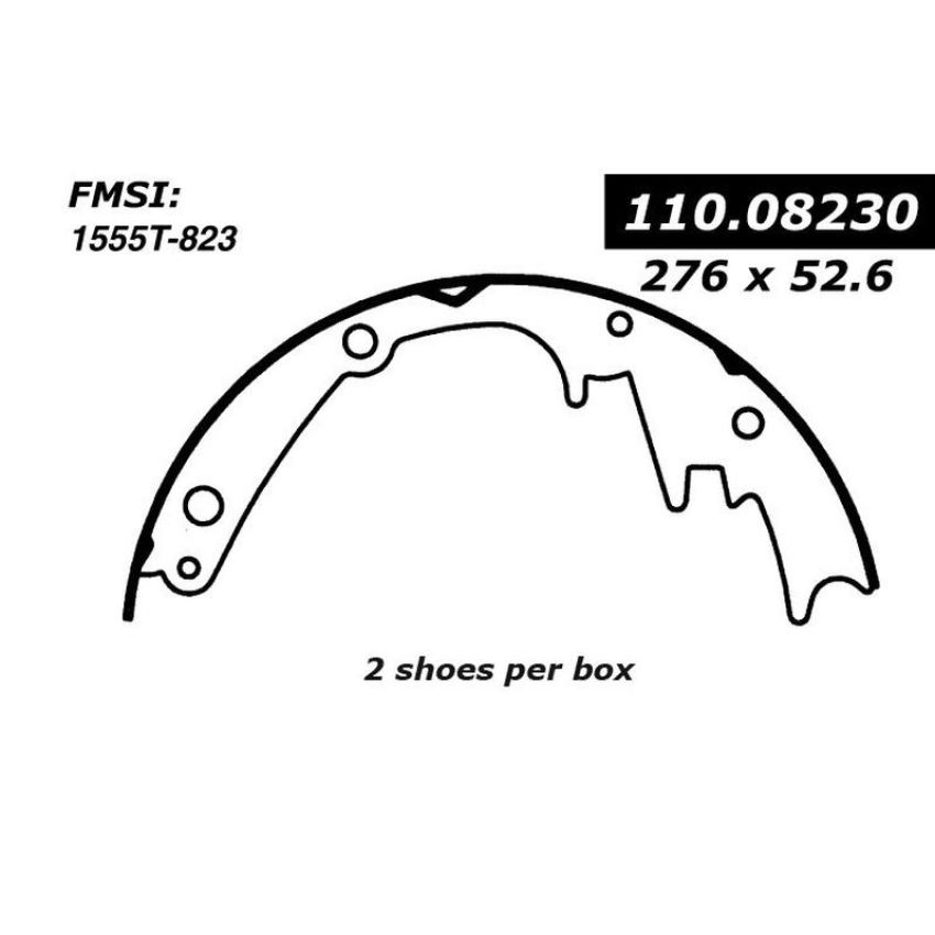 CENTRIC PARTS 111.08230 Centric Premium Parking Brake Shoes