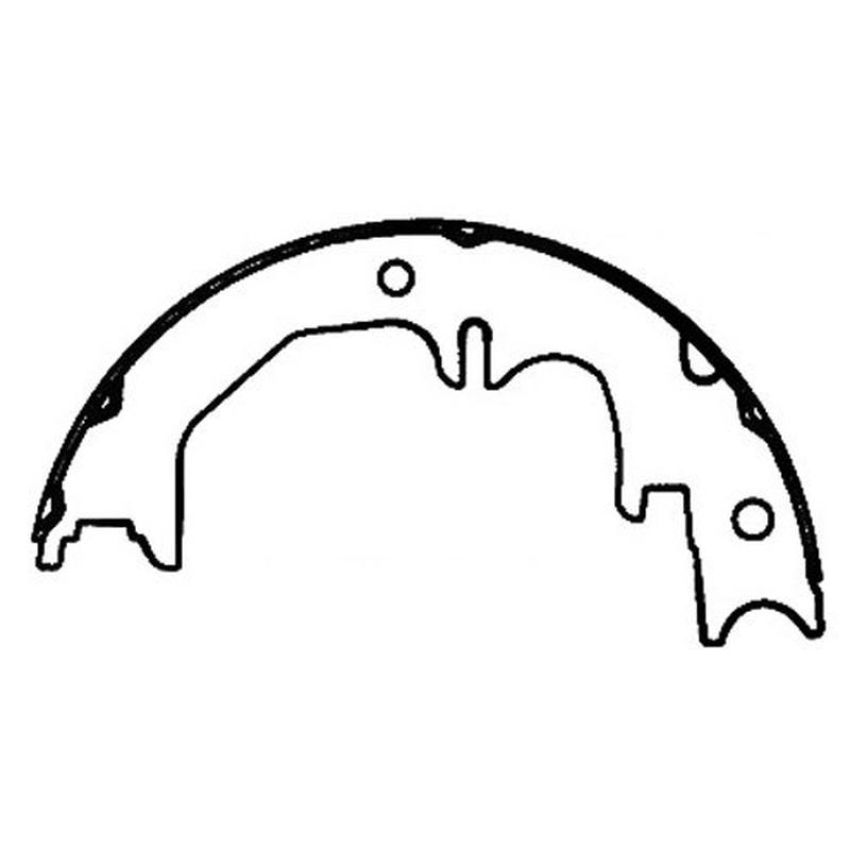 CENTRIC PARTS 111.08500 Centric Premium Parking Brake Shoes