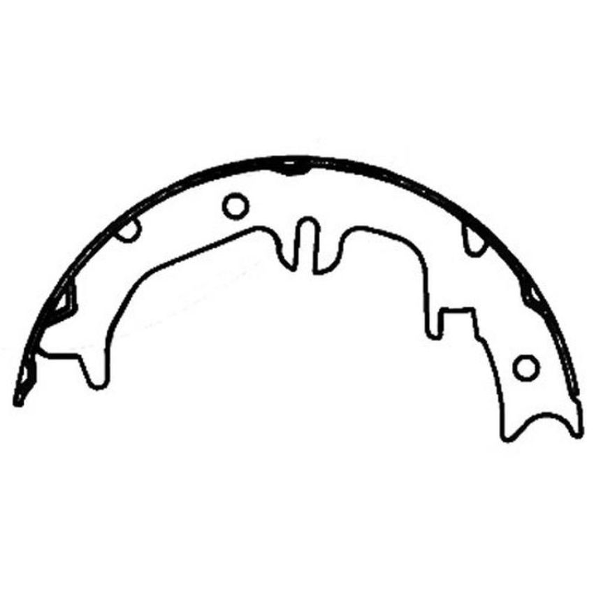 CENTRIC PARTS 111.08510 Centric Premium Parking Brake Shoes