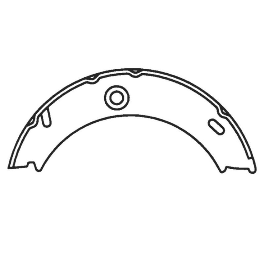 CENTRIC PARTS 111.08650 Centric Premium Parking Brake Shoes