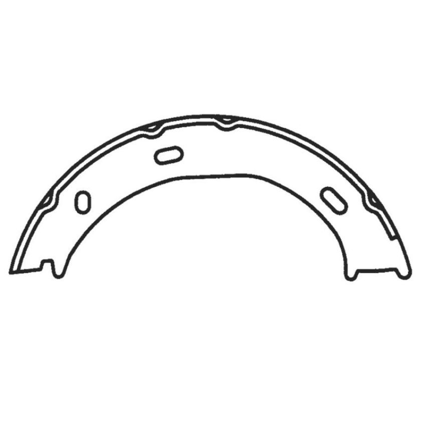CENTRIC PARTS 111.08660 Centric Premium Parking Brake Shoes