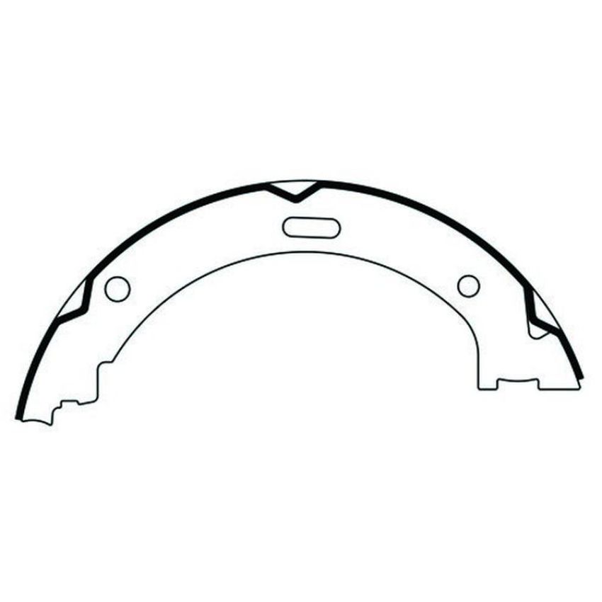 CENTRIC PARTS 111.08680 Centric Premium Parking Brake Shoes