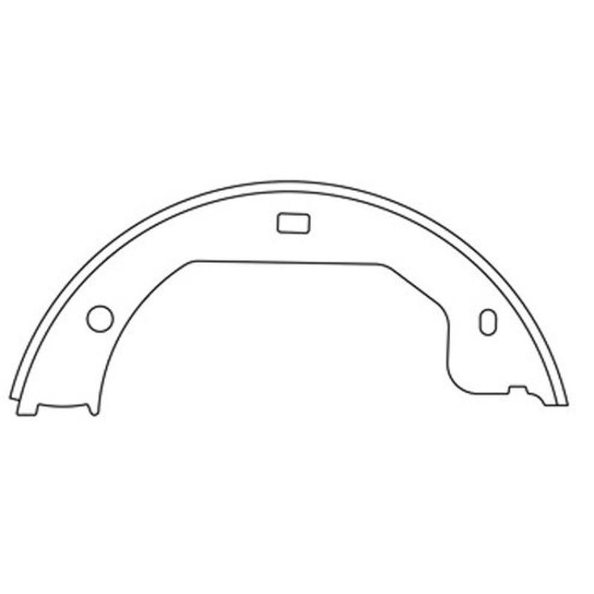 CENTRIC PARTS 111.08770 Centric Premium Parking Brake Shoes