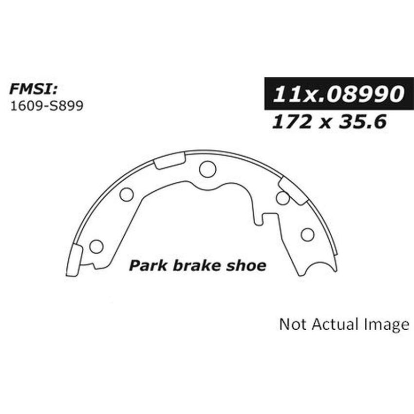 CENTRIC PARTS 111.08990 Centric Premium Parking Brake Shoes