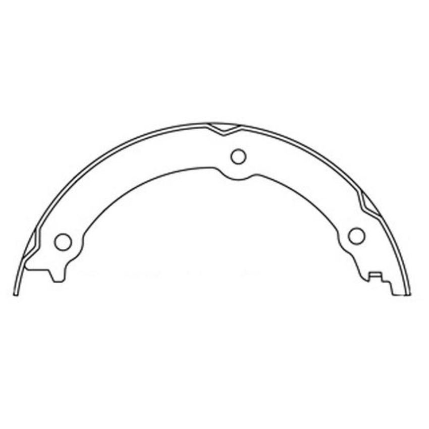 CENTRIC PARTS 111.09080 Centric Premium Parking Brake Shoes
