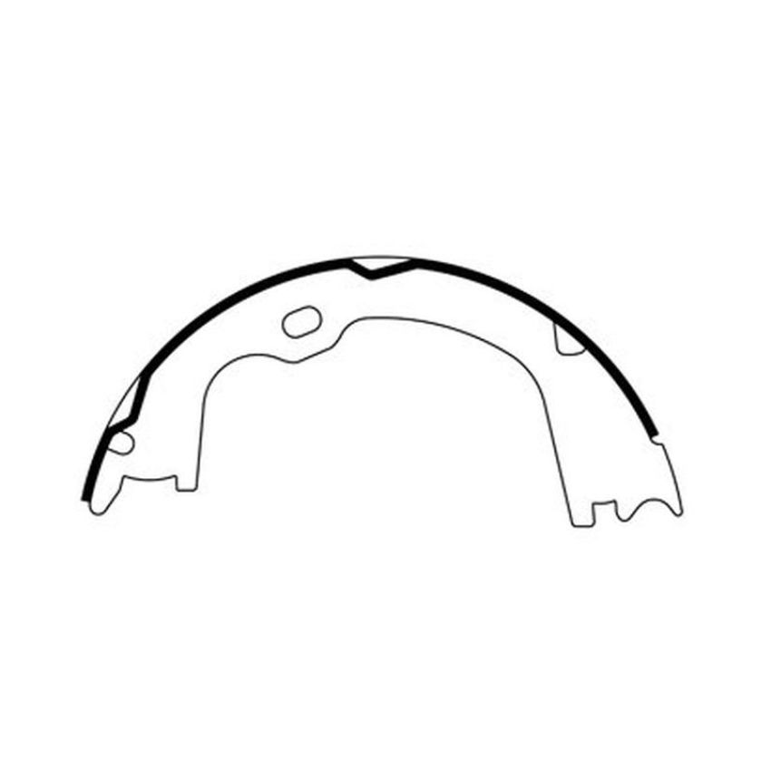 CENTRIC PARTS 111.09470 Centric Premium Parking Brake Shoes