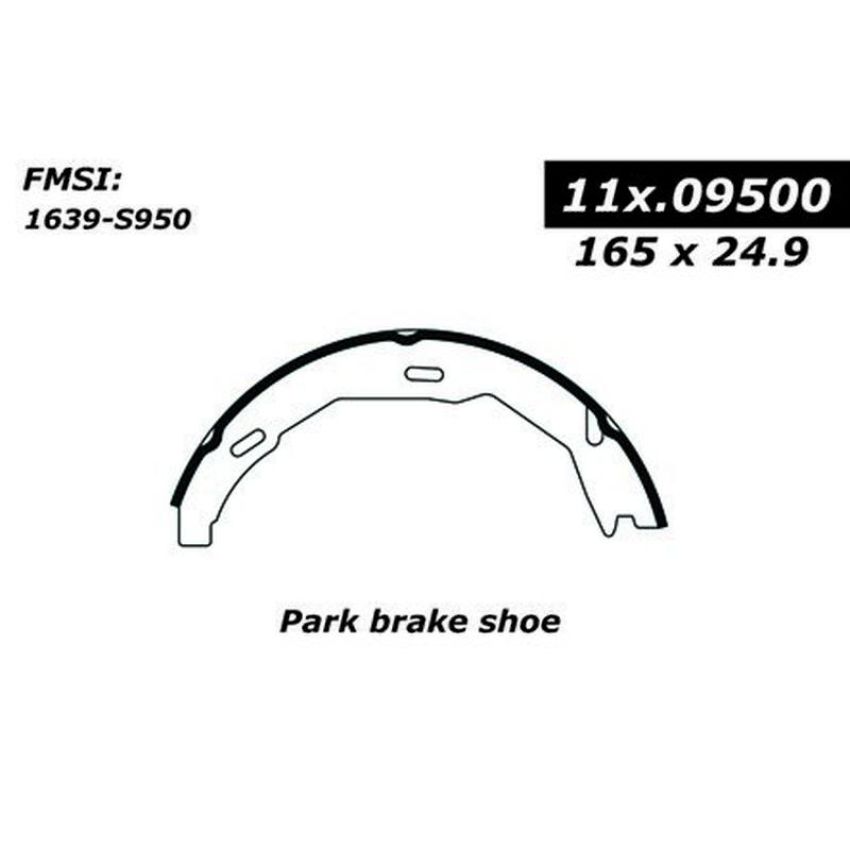 CENTRIC PARTS 111.09500 Centric Premium Parking Brake Shoes