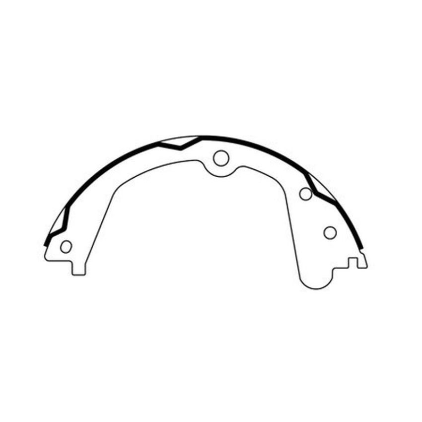 CENTRIC PARTS 111.09520 Centric Premium Parking Brake Shoes