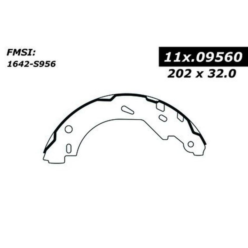 CENTRIC PARTS 111.09560 Centric Premium Brake Shoes