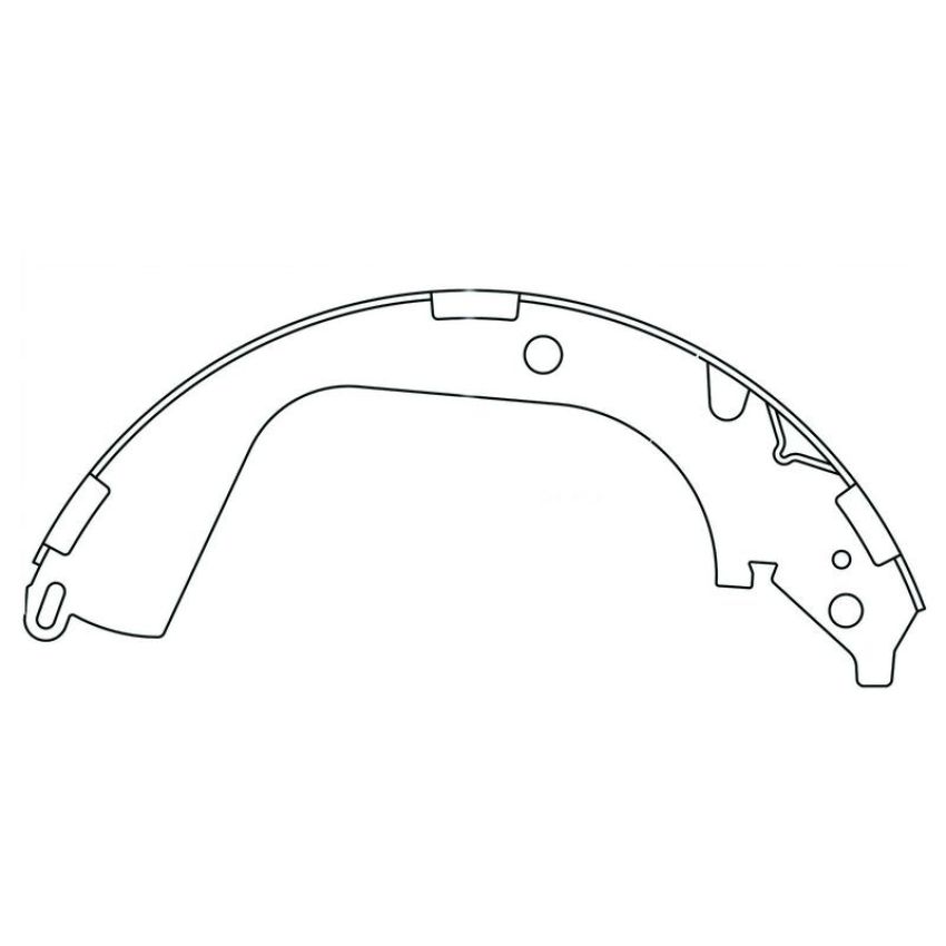 CENTRIC PARTS 111.09590 Centric Premium Brake Shoes