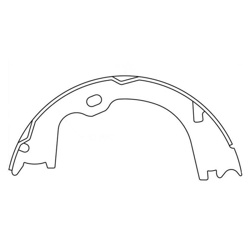 CENTRIC PARTS 111.09620 Centric Premium Parking Brake Shoes