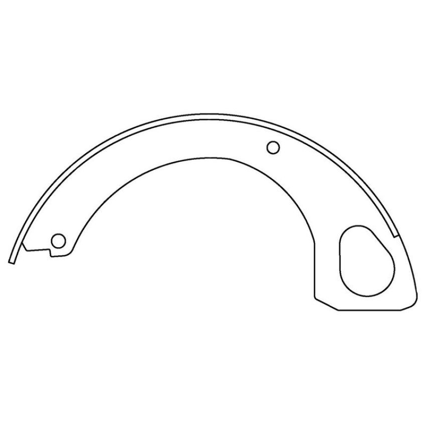 CENTRIC PARTS 111.10070 Centric Premium Parking Brake Shoes