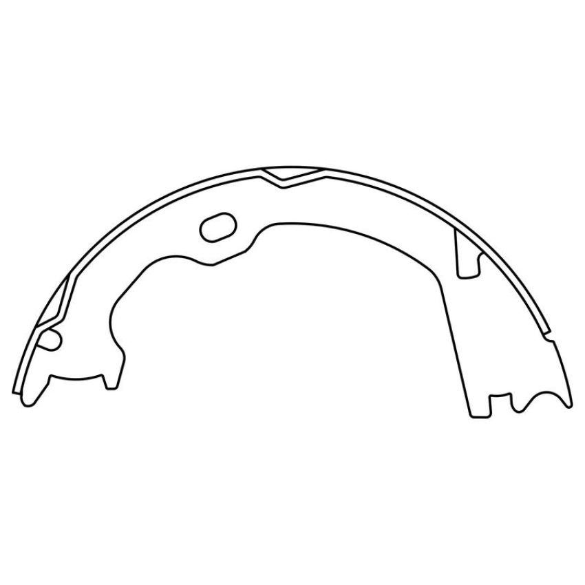 CENTRIC PARTS 111.10230 Centric Premium Parking Brake Shoes