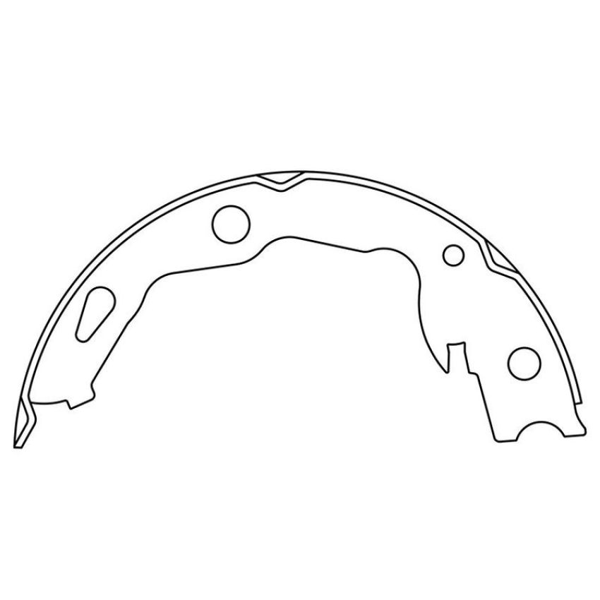 CENTRIC PARTS 111.10660 Centric Premium Parking Brake Shoes