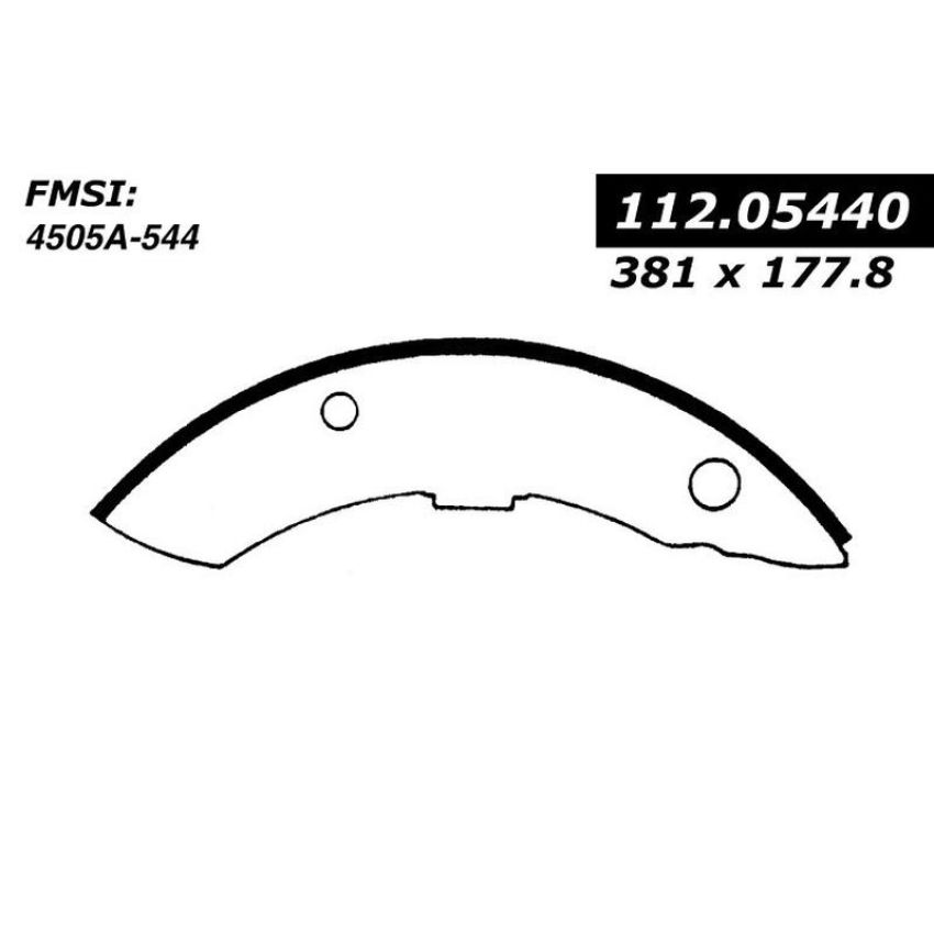 CENTRIC PARTS 112.05440 Centric Heavy Duty Brake Shoes