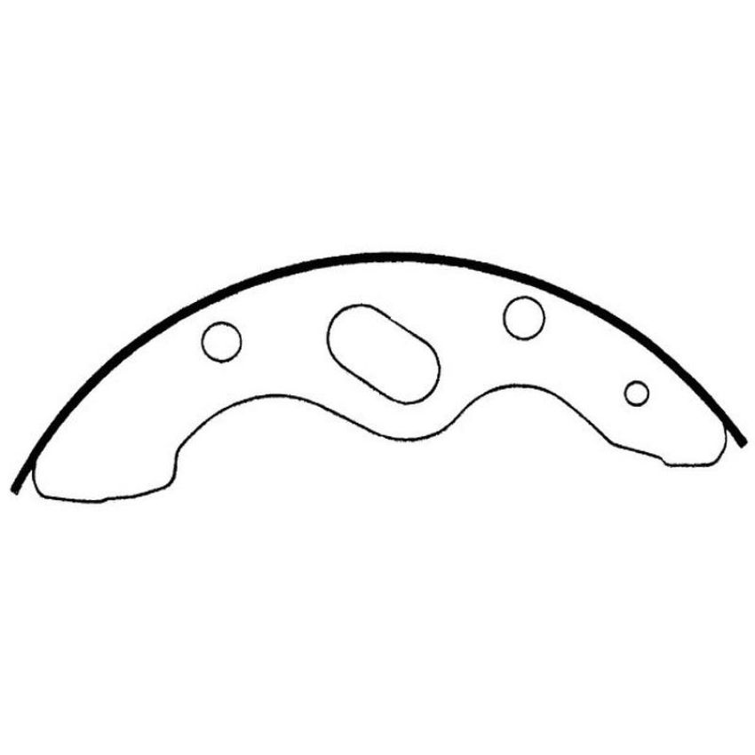 CENTRIC PARTS 112.06850 Centric Heavy Duty Brake Shoes