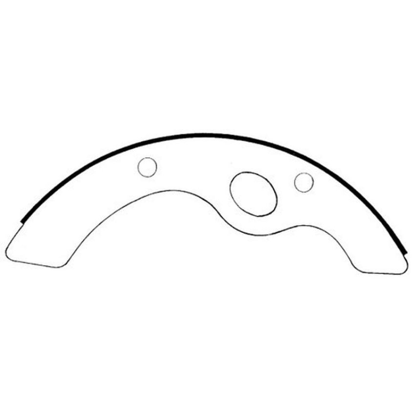 CENTRIC PARTS 112.07170 Centric Heavy Duty Brake Shoes