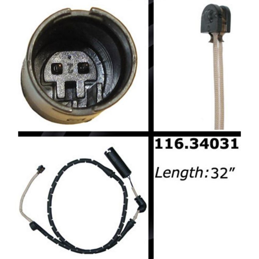 CENTRIC PARTS 116.34031 Centric Brake Pad Sensor Wire