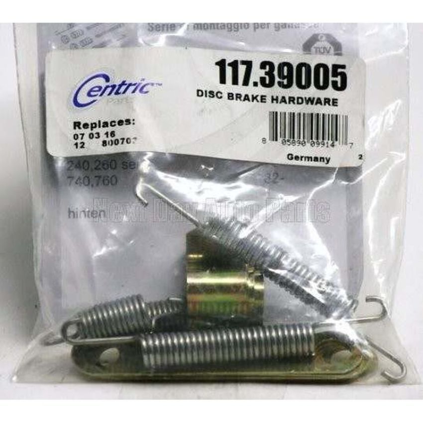 CENTRIC PARTS 117.62019 Centric Disc Brake Hardware Kit
