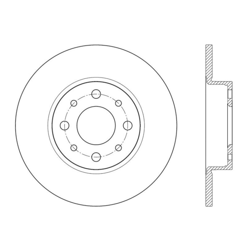 CENTRIC PARTS 120.04005 Centric Premium Brake Rotor