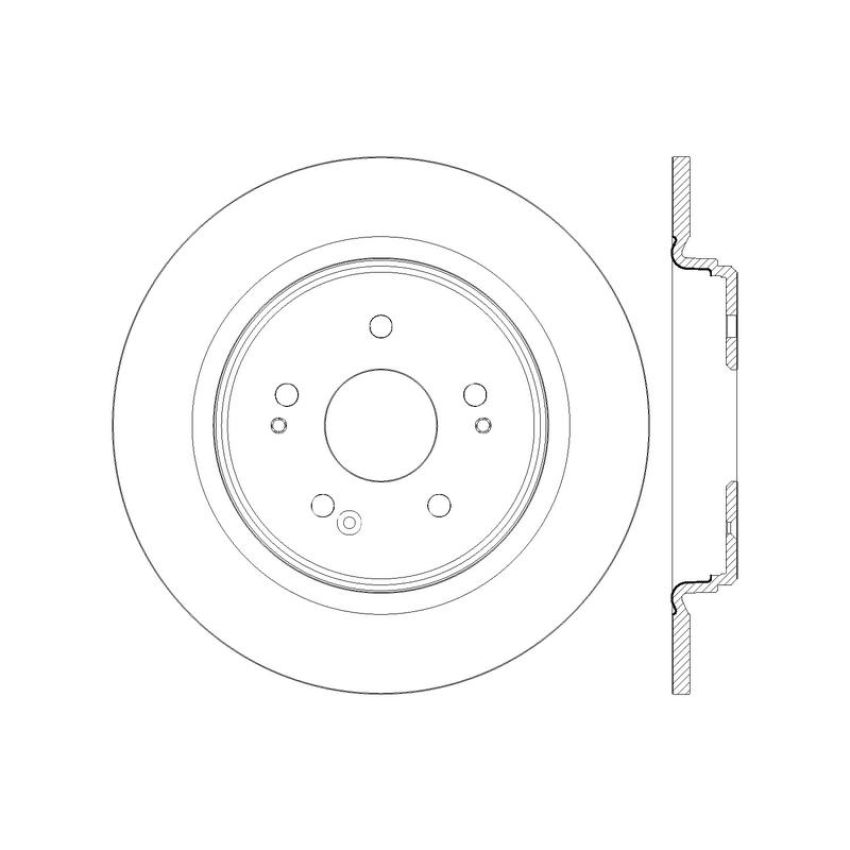 CENTRIC PARTS 120.40087 Centric Premium Brake Rotor